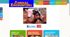 Desktop Screenshot of animalencounters.com